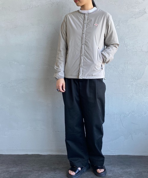 DANTON/ダントン] ナイロンタフタ インサレーションノーカラー