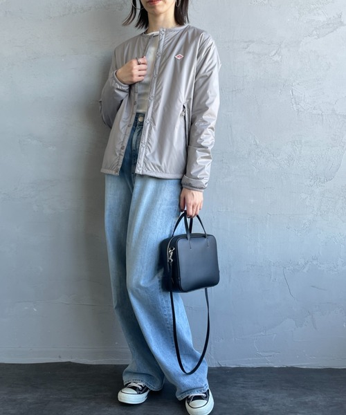 DANTON/ダントン] ナイロンタフタ インサレーションノーカラー