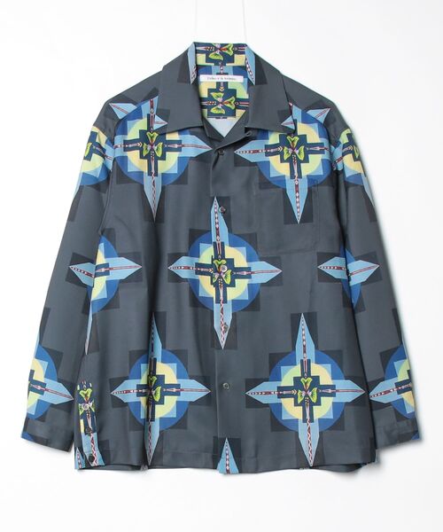 Children of the discordance(チルドレン オブ ザ ディスコ-ダンス)の「Children of the discordance / IRIS SAKAI PRINT SHIRT / DISSH-001(シャツ/ブラウス・メンズ・レッド/ブルー・2/3/1)」の2枚目の写真