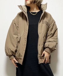 Fizz | ハイネック襟裏フリース中綿ブルゾン(ブルゾン)