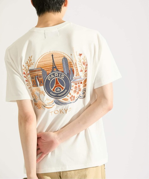 PARIS SAINT-GERMAIN(パリサンジェルマン)の「【Paris Saint-Germain / パリ・サン=ジェルマン】 JP URBAN MIRAGE TEE(Tシャツ/カットソー・メンズ・ブラック/ネイビー/ホワイト・LARGE/MEDIUM)」の2枚目の写真