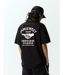 JAMIE WEST（ジェイミーウエスト）の「ハンドシェイクソロナTシャツ（ブラック）（Tシャツ/カットソー）」