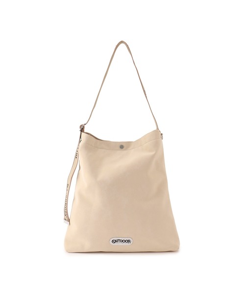 OUTDOOR PRODUCTS（アウトドアプロダクツ）の「【OUTDOOR PRODUCTS/アウトドアプロダクツ別注】スウェード調2WAYトートバッグ（トートバッグ・レディース・ブラウン/キナリ・FREE）」の14枚目の写真
