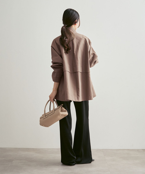 Noble(ノーブル)の「《追加》コットンダブルクロススタンドショートコート(その他アウター・レディース・ベージュ/カーキ/アイボリー・38/36)」の18枚目の写真