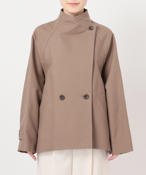 Noble(ノーブル)の「《追加》コットンダブルクロススタンドショートコート(その他アウター・レディース・ベージュ/カーキ/アイボリー・38/36)」の19枚目の写真