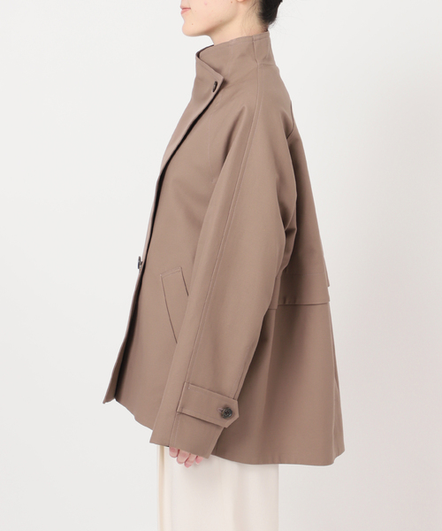 Noble(ノーブル)の「《追加》コットンダブルクロススタンドショートコート(その他アウター・レディース・ベージュ/カーキ/アイボリー・38/36)」の20枚目の写真