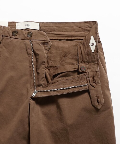 BRILLA per il gusto(ブリッラペルイルグースト)の「BRIGLIA 1949 / コットンポリエステル ショーツ(その他パンツ・メンズ・ホワイト/チャコールグレー/ブラウン・54/52/50/48/46/44/42)」の16枚目の写真
