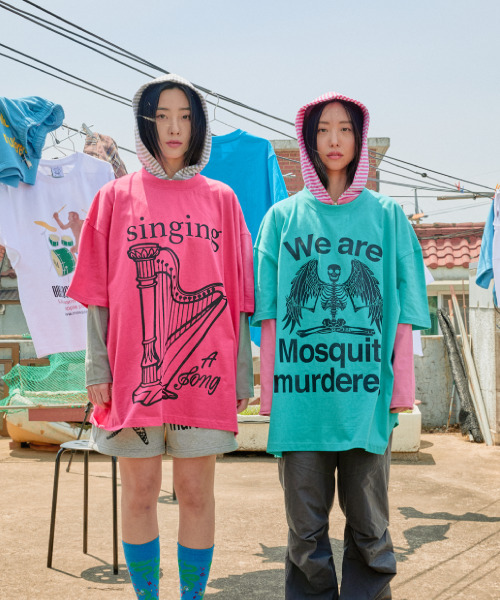 MOSQUITO MURDERERS(モスキートマーダラーズ)の「We are Mosquito murderers BIG T-SHIRT -Green(Tシャツ/カットソー・メンズ・その他・OS)」の4枚目の写真