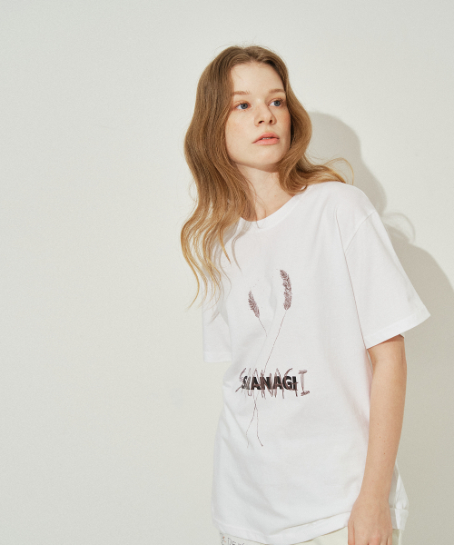 SARANAGI(サラナギ)の「SE0532-T-SHIRT(white)(Tシャツ/カットソー・レディース・ホワイト・FREE)」の4枚目の写真