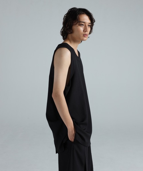 Y-3（ワイスリー）の「Y-3 ELEGANT BASKETBALL JERSEY（Tシャツ/カットソー・メンズ・ブラック・MEDIUM/X-LARGE/LARGE/SMALL/X-SMALL/XX-LARGE）」の3枚目の写真