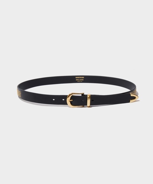 DELUXE（デラックス）の「DELUXE x MINEDENIM NO COUNTRY（ベルト・メンズ・シルバー/ゴールド・SMALL/LARGE/MEDIUM）」の3枚目の写真