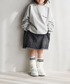 LOWRYS FARM（ローリーズファーム）の「サイドポケットデニムスカート　607548（デニムスカート・140cm）」