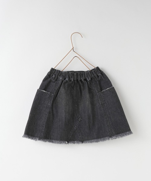 LOWRYS FARM(ローリーズファーム)の「サイドポケットデニムスカート 607548(デニムスカート・キッズ・ブルー/ワンウォッシュ/ブラック・110cm/120cm/130cm/140cm/150cm)」の12枚目の写真