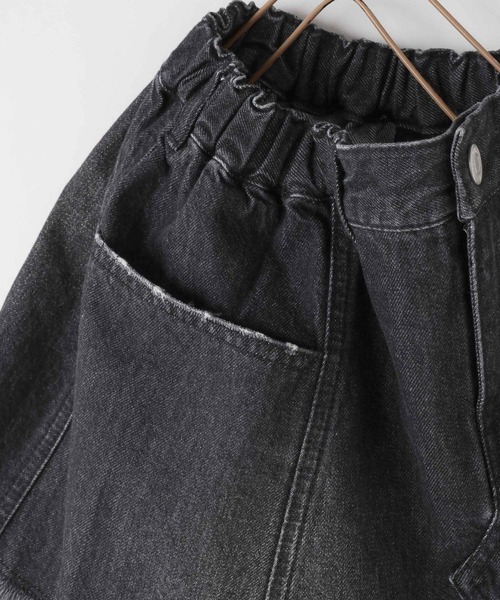 LOWRYS FARM(ローリーズファーム)の「サイドポケットデニムスカート 607548(デニムスカート・キッズ・ブルー/ワンウォッシュ/ブラック・110cm/120cm/130cm/140cm/150cm)」の14枚目の写真