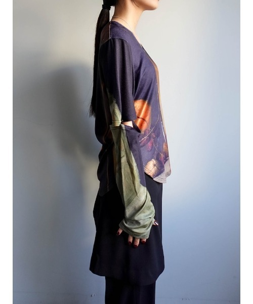 sahara（サハラ）の「2way Sleeve Art Print Top（Tシャツ/カットソー・レディース・その他3/その他2/その他1/その他4・FREE）」の13枚目の写真