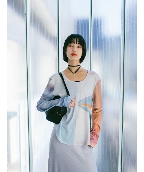 sahara（サハラ）の「2way Sleeve Art Print Top（Tシャツ/カットソー・レディース・その他3/その他2/その他1/その他4・FREE）」の20枚目の写真