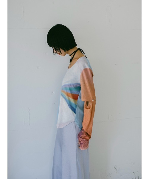 sahara（サハラ）の「2way Sleeve Art Print Top（Tシャツ/カットソー・レディース・その他3/その他2/その他1/その他4・FREE）」の16枚目の写真