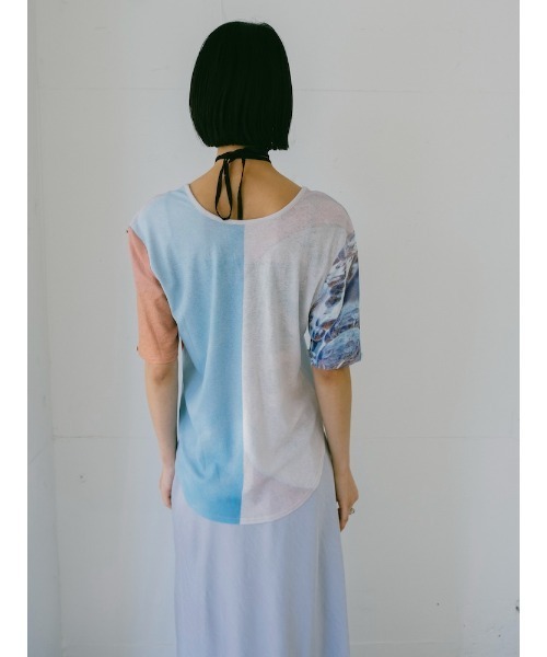 sahara（サハラ）の「2way Sleeve Art Print Top（Tシャツ/カットソー・レディース・その他3/その他2/その他1/その他4・FREE）」の19枚目の写真