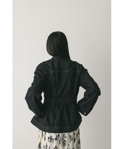 STYLEMIXER（スタイルミキサー）の「ペプラムデニムジャケット（デニムジャケット・レディース・インディゴブルー/ブラック・SMALL/MEDIUM）」の14枚目の写真