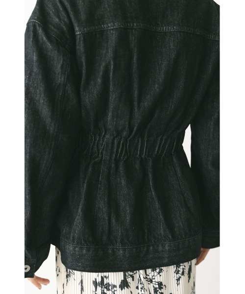 STYLEMIXER（スタイルミキサー）の「ペプラムデニムジャケット（デニムジャケット・レディース・インディゴブルー/ブラック・SMALL/MEDIUM）」の16枚目の写真