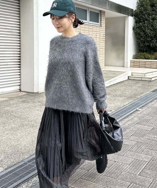 セール】《WEB限定追加2》シャギークルーネックプルオーバー（ニット