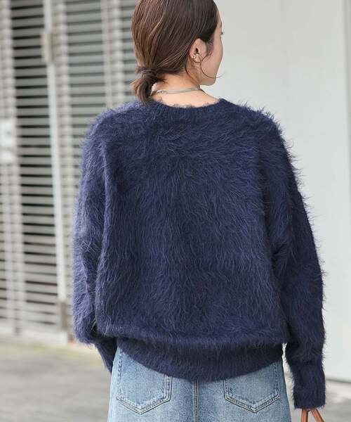 セール】《WEB限定追加2》シャギークルーネックプルオーバー（ニット