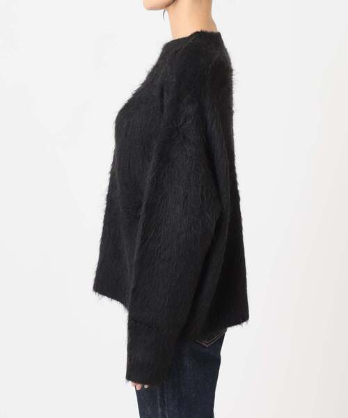 JOURNAL STANDARD（ジャーナルスタンダード）の「《WEB限定追加2》シャギークルーネックプルオーバー（ニット/セーター・レディース・ブラック/ピンク/チャコールグレー/ライトグレー/レッド/ネイビー/イエロー・FREE）」の18枚目の写真