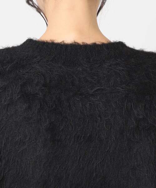 JOURNAL STANDARD（ジャーナルスタンダード）の「《WEB限定追加2》シャギークルーネックプルオーバー（ニット/セーター・レディース・ブラック/ピンク/チャコールグレー/ライトグレー/レッド/ネイビー/イエロー・FREE）」の20枚目の写真