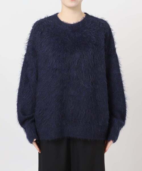 セール】《WEB限定追加2》シャギークルーネックプルオーバー（ニット