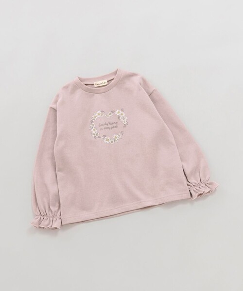 BRANSHES(ブランシェス)の「【ブランシェスmini】アソート薄手トレーナー(スウェット・キッズ・ラベンダー/ピンク/アイボリー/ライトピンク/ブラック・110/120/130/80/90/100)」の4枚目の写真