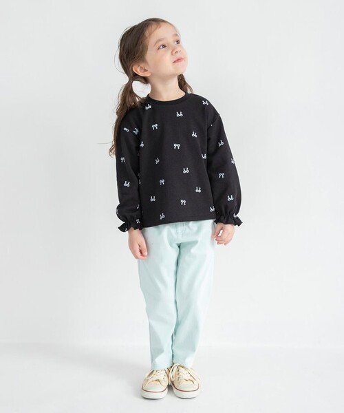 BRANSHES(ブランシェス)の「【ブランシェスmini】アソート薄手トレーナー(スウェット・キッズ・ラベンダー/ピンク/アイボリー/ライトピンク/ブラック・110/120/130/80/90/100)」の18枚目の写真