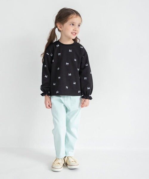 BRANSHES(ブランシェス)の「【ブランシェスmini】アソート薄手トレーナー(スウェット・キッズ・ラベンダー/ピンク/アイボリー/ライトピンク/ブラック・110/120/130/80/90/100)」の19枚目の写真