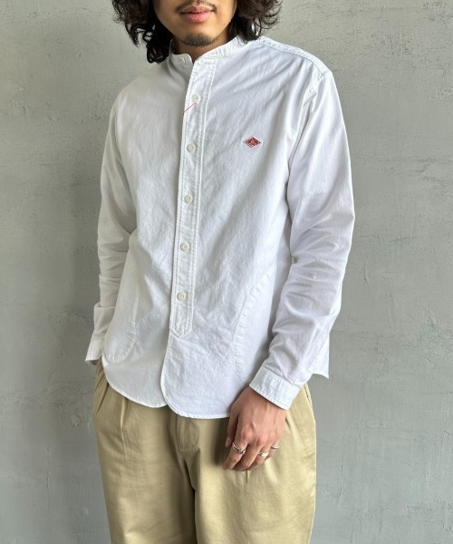 DANTON（ダントン）の「【WEB先行予約】[DANTON/ダントン] バンドカラー オックスフォードシャツ(無地)（シャツ/ブラウス・レディース・ホワイト・40/38/42）」の19枚目の写真