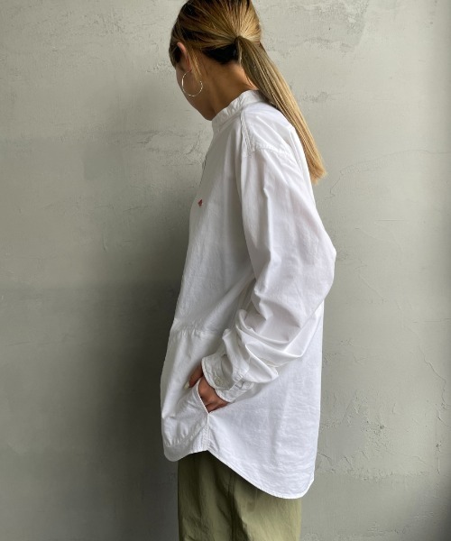 DANTON（ダントン）の「【WEB先行予約】[DANTON/ダントン] バンドカラー オックスフォードシャツ(無地)（シャツ/ブラウス・レディース・ホワイト・40/38/42）」の14枚目の写真