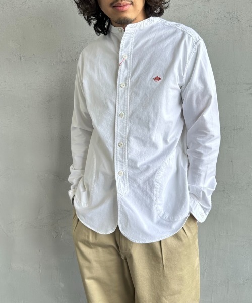 DANTON（ダントン）の「【WEB先行予約】[DANTON/ダントン] バンドカラー オックスフォードシャツ(無地)（シャツ/ブラウス・レディース・ホワイト・40/38/42）」の22枚目の写真