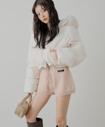 Chico | 【セットアップ対応】コンパクトニットショートパンツ(その他パンツ)