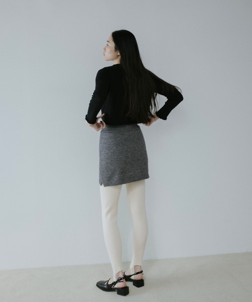 duei(デュイ)の「アイレットコンパクトカーディガン(カーディガン/ボレロ・レディース・アイボリー/ブラック/グレー/ピンク・FREE)」の11枚目の写真