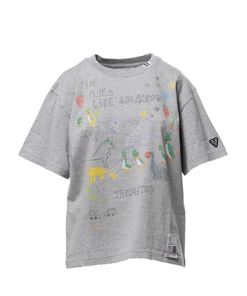 Maison MIHARA YASUHIRO（メゾンミハラヤスヒロ）の「Kids Doodle Printed T-shirt（Tシャツ/カットソー・レディース・ホワイト/グレー/ブラック・38/36/40）」の3枚目の写真