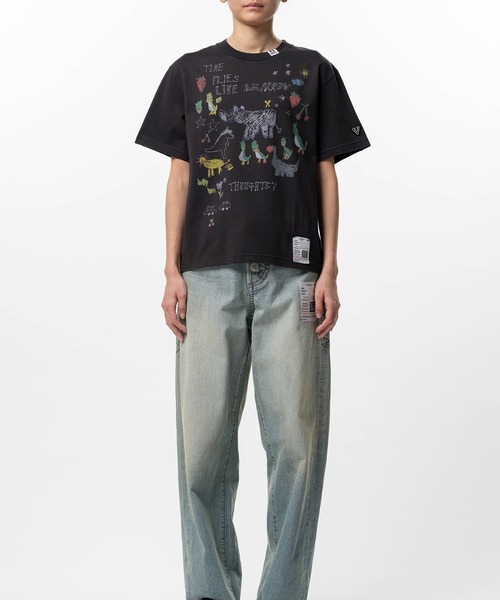 Maison MIHARA YASUHIRO（メゾンミハラヤスヒロ）の「Kids Doodle Printed T-shirt（Tシャツ/カットソー・レディース・ホワイト/グレー/ブラック・38/36/40）」の10枚目の写真