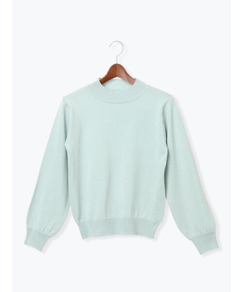 Te chichi TERRASSE（テチチテラス）の「袖口金釦ハイネックニット（ニット/セーター・レディース・オフホワイト/イエロー/ミント/チャコールグレー・F）」の21枚目の写真