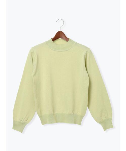 Te chichi TERRASSE（テチチテラス）の「袖口金釦ハイネックニット（ニット/セーター・レディース・オフホワイト/イエロー/ミント/チャコールグレー・F）」の22枚目の写真