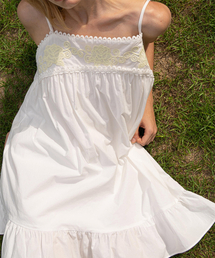 WITHOUT SUMMER（ウィズアウトサマ）の「ロマンティックスリップドレス_アイボリー（ワンピース）」