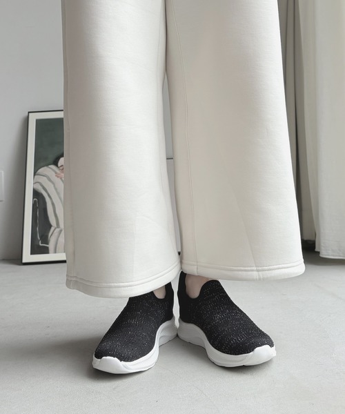 LUGG NAGG（ラグナグ）の「【手を使わずに履ける】BOBSONイージーインスリッポン【軽量】（スニーカー・レディース・グレー/ネイビー/ブラック・22.5cm/24.5cm/24.0cm/23.0cm/23.5cm）」の8枚目の写真