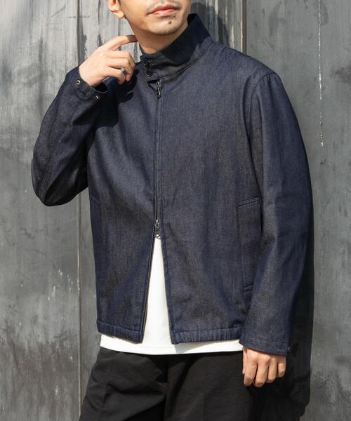 セール】『WEB限定』デニムスタンドブルゾン（ブルゾン）｜URBAN