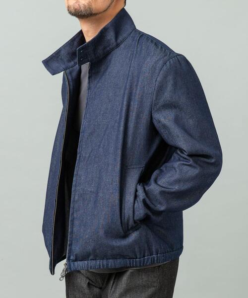 URBAN RESEARCH ROSSO MEN(アーバンリサーチロッソメン)の「『WEB限定』デニムスタンドブルゾン(ブルゾン・メンズ・インディゴブルー/ブラック/ブラック系その他・MEDIUM/LARGE)」の17枚目の写真