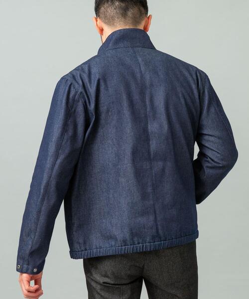URBAN RESEARCH ROSSO MEN(アーバンリサーチロッソメン)の「『WEB限定』デニムスタンドブルゾン(ブルゾン・メンズ・インディゴブルー/ブラック/ブラック系その他・MEDIUM/LARGE)」の18枚目の写真