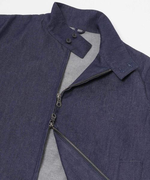URBAN RESEARCH ROSSO MEN(アーバンリサーチロッソメン)の「『WEB限定』デニムスタンドブルゾン(ブルゾン・メンズ・インディゴブルー/ブラック/ブラック系その他・MEDIUM/LARGE)」の22枚目の写真