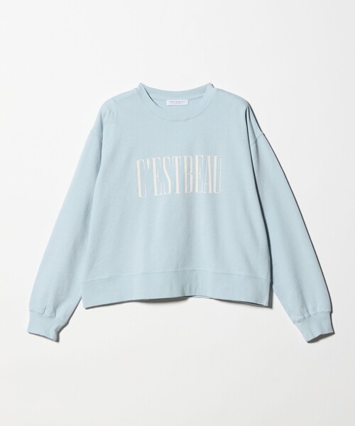 A DAY IN THE LIFE UNITED ARROWS（アデイインザライフユナイテッドアローズ）の「ヴィンテージライク ロゴスウェット ＜A DAY IN THE LIFE＞（Tシャツ/カットソー・レディース・ブラック/ライトブルー/ナチュラル・FREE）」の3枚目の写真
