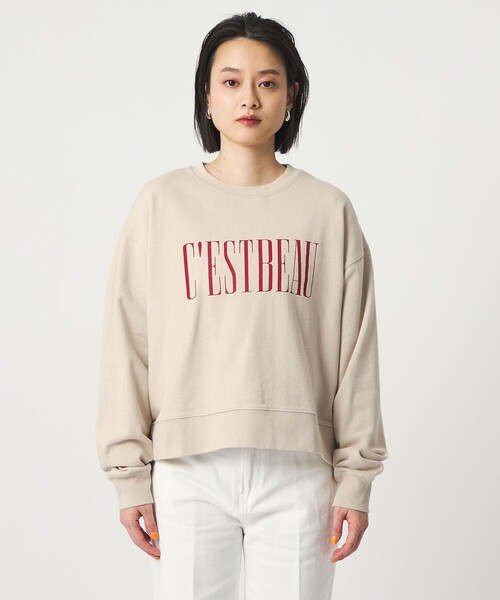 A DAY IN THE LIFE UNITED ARROWS（アデイインザライフユナイテッドアローズ）の「ヴィンテージライク ロゴスウェット ＜A DAY IN THE LIFE＞（Tシャツ/カットソー・レディース・ブラック/ライトブルー/ナチュラル・FREE）」の7枚目の写真