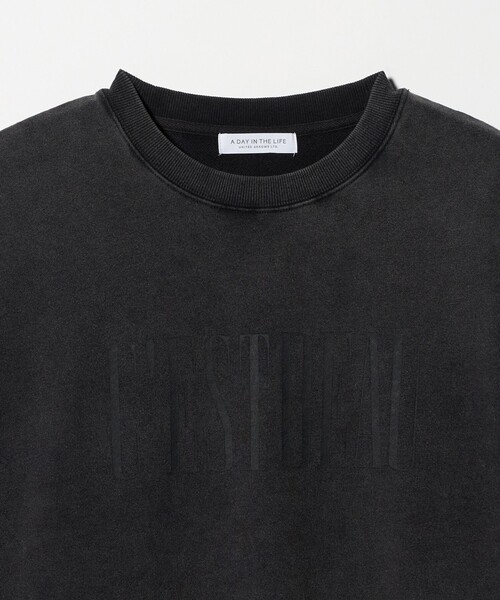 A DAY IN THE LIFE UNITED ARROWS（アデイインザライフユナイテッドアローズ）の「ヴィンテージライク ロゴスウェット ＜A DAY IN THE LIFE＞（Tシャツ/カットソー・レディース・ブラック/ライトブルー/ナチュラル・FREE）」の18枚目の写真